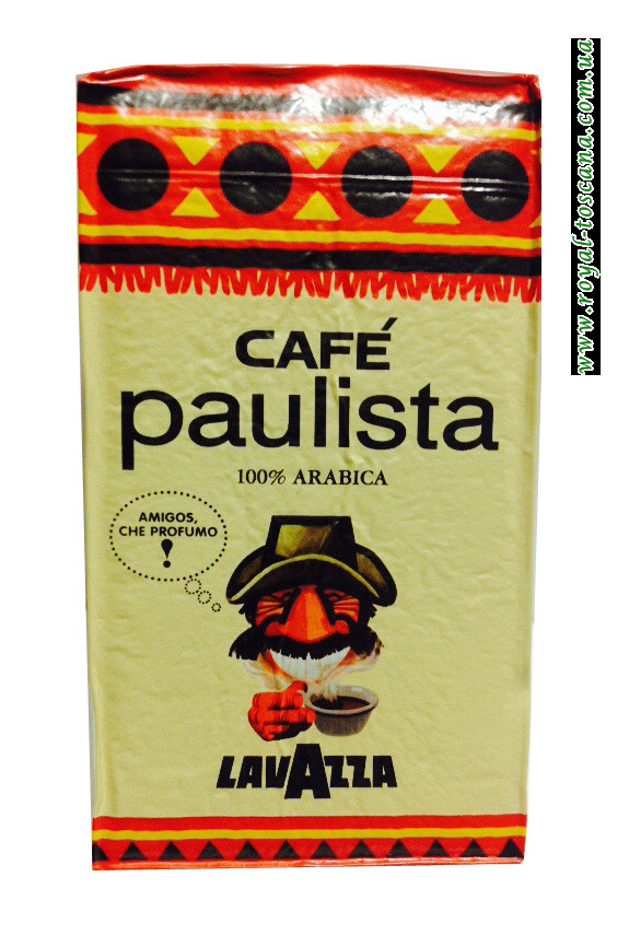 Кофе молотый Lavazza Paulista 100% Arabica 
