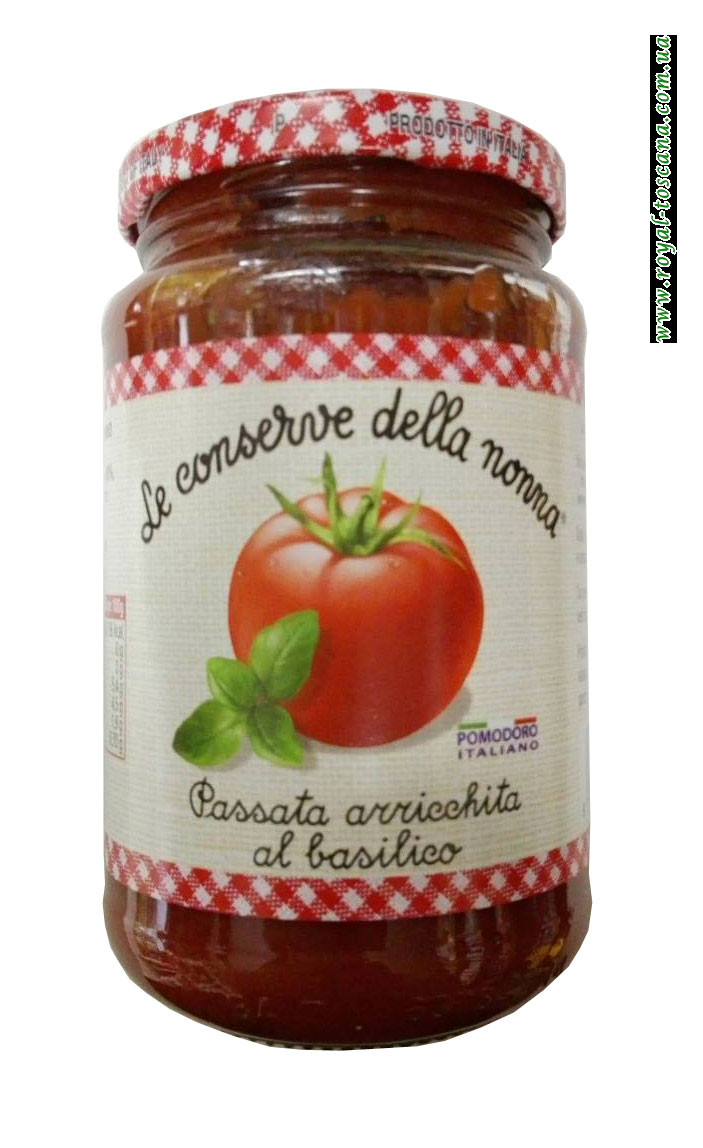 Соус томатный с базиликом Le Conserwe Della Nonna Passata Arricchita al Basilico