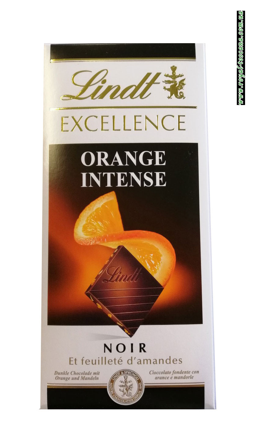 Шоколад черный с апельсином Lindt Excellence