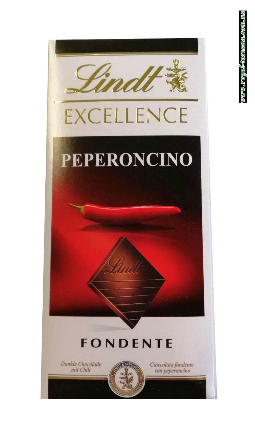 Шоколад черный с перцем Lindt Exellence Peperoncino Fondente