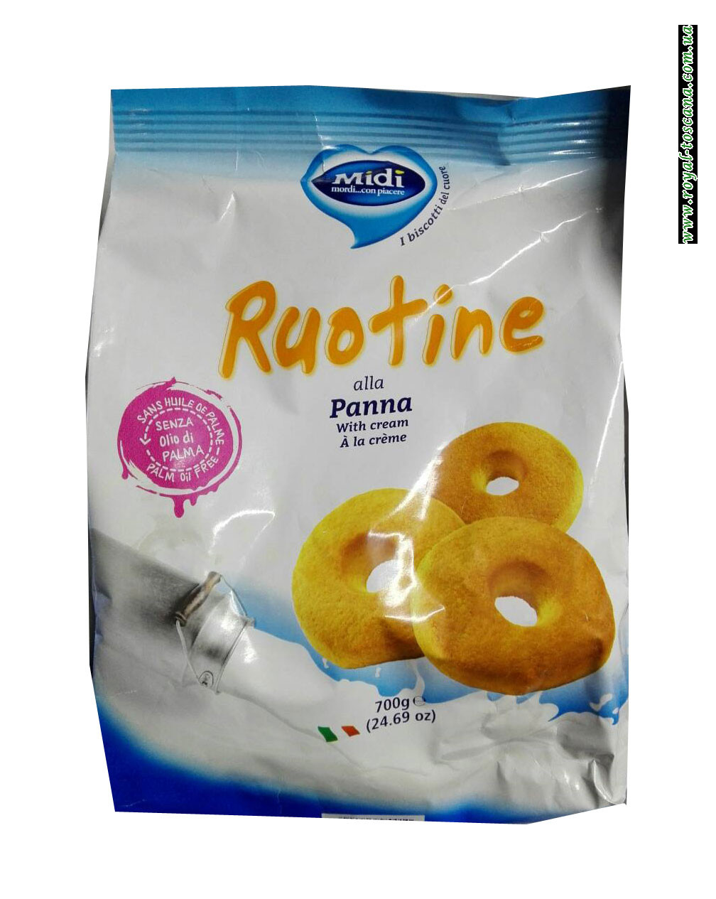 Печенье Midi Ruotine alla Panna 