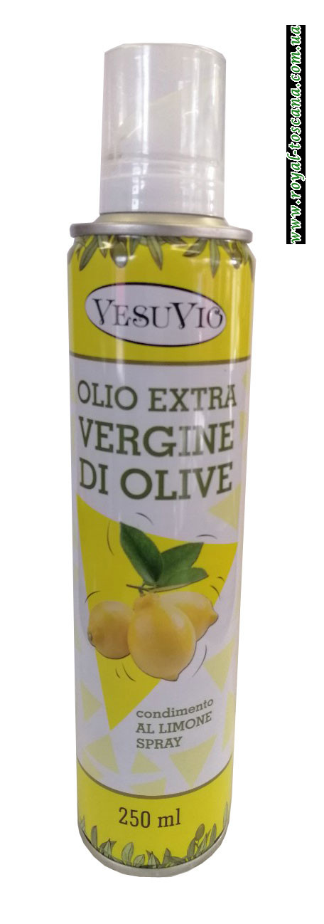 Оливковое масло спрей с лимоном Visuvio Olio Extra Vergine di Olive