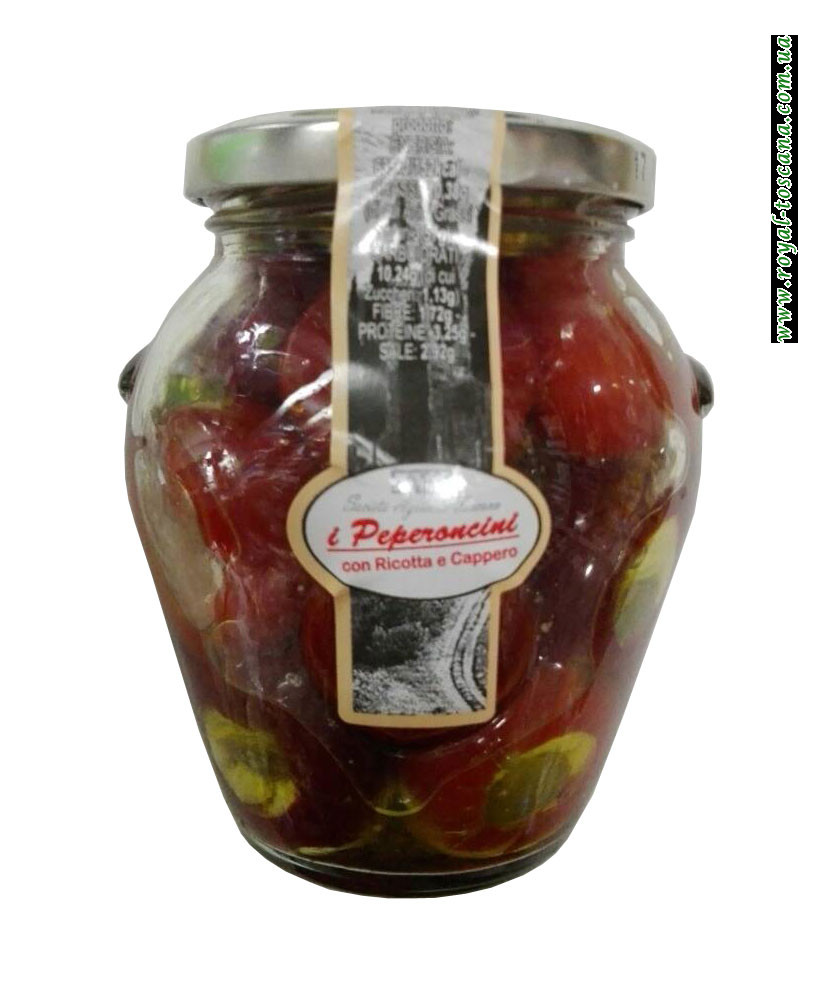 Фаршированный перец Satos Peperoncini con Ricotta e Cappero