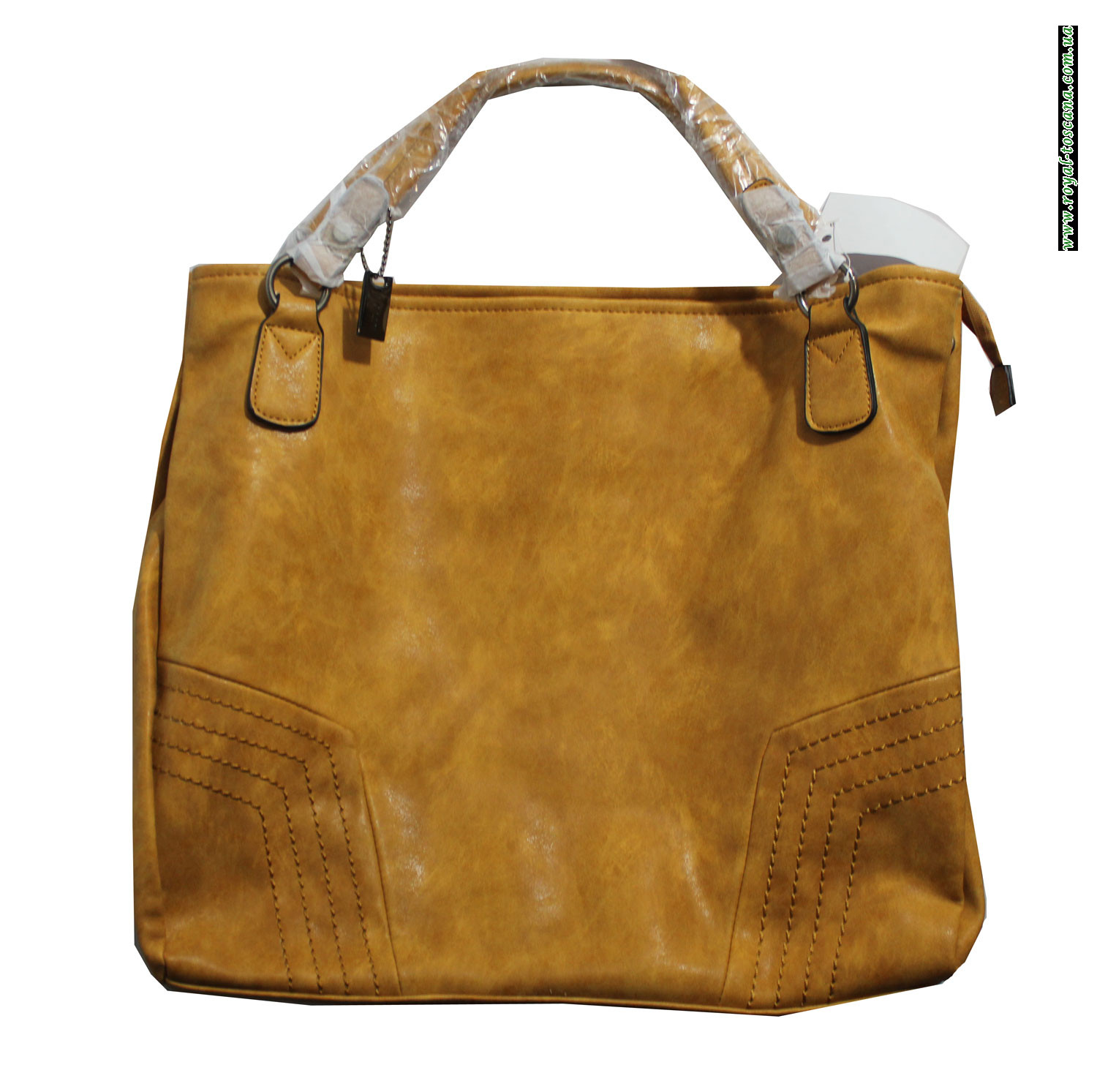 Сумка женская ярко горчичного цвета