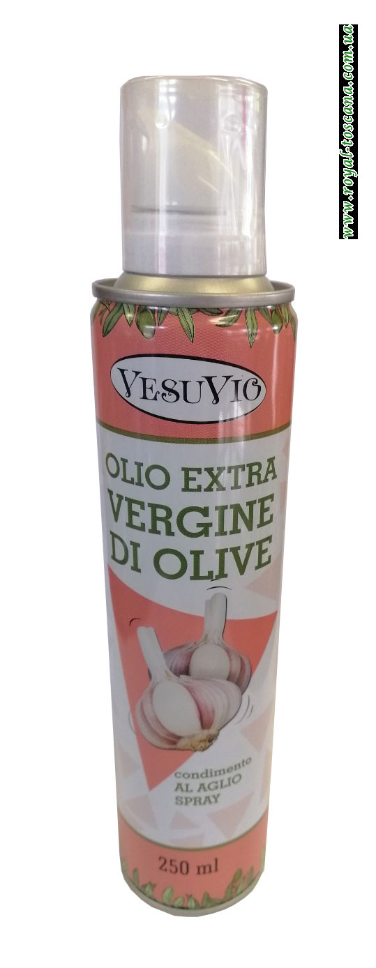 Оливковое масло-спрей с чесночной заправкой Vesuvio Olio Vergine di Olive al Aglio