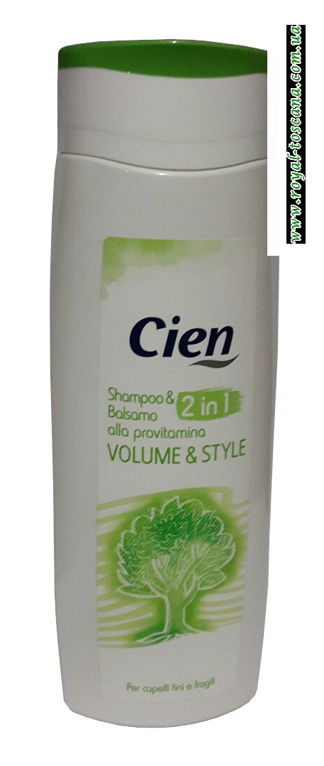Шампунь-бальзам Cien 2in1 Volume & Style