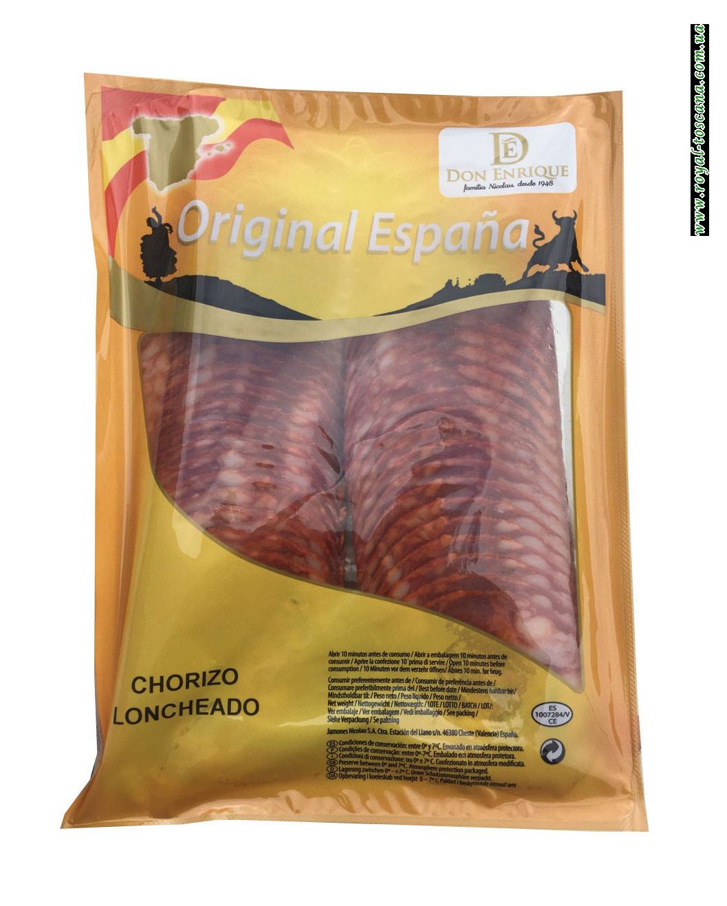 Салями Don Enrique Original Espana Chorizo Loncheado
