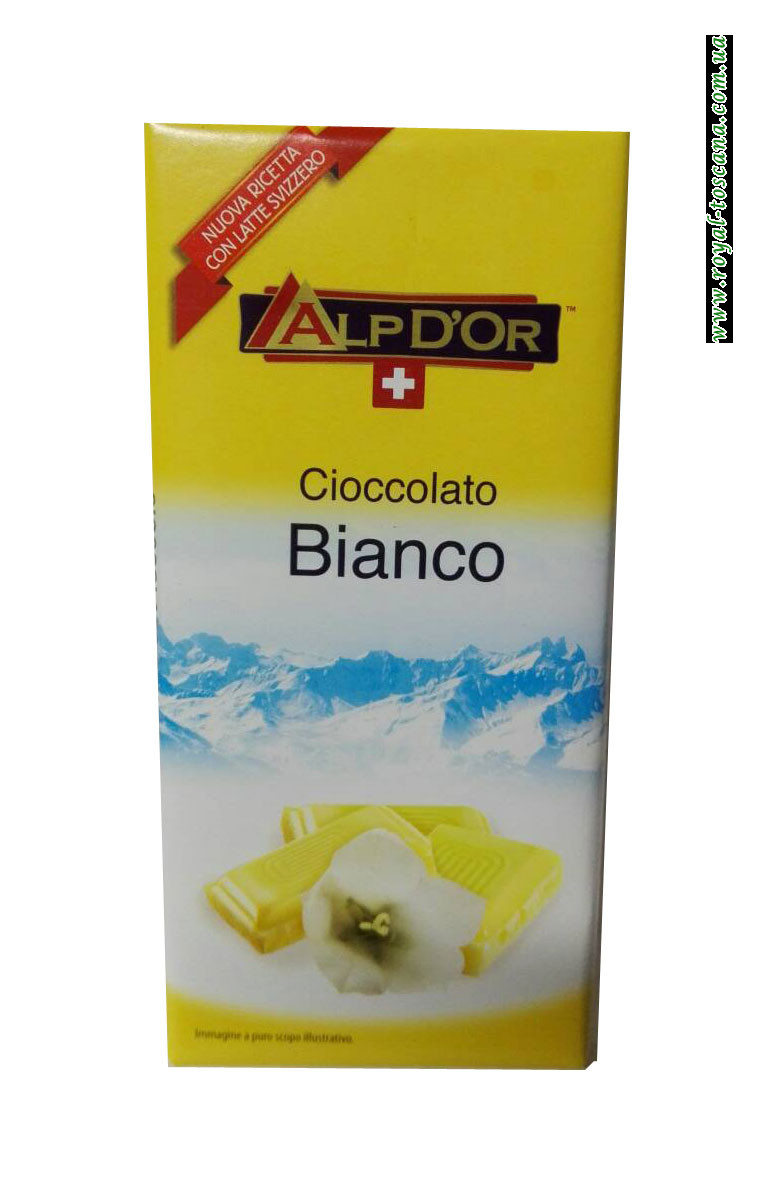 Шоколад белый AlpDor Cioccolato Bianko