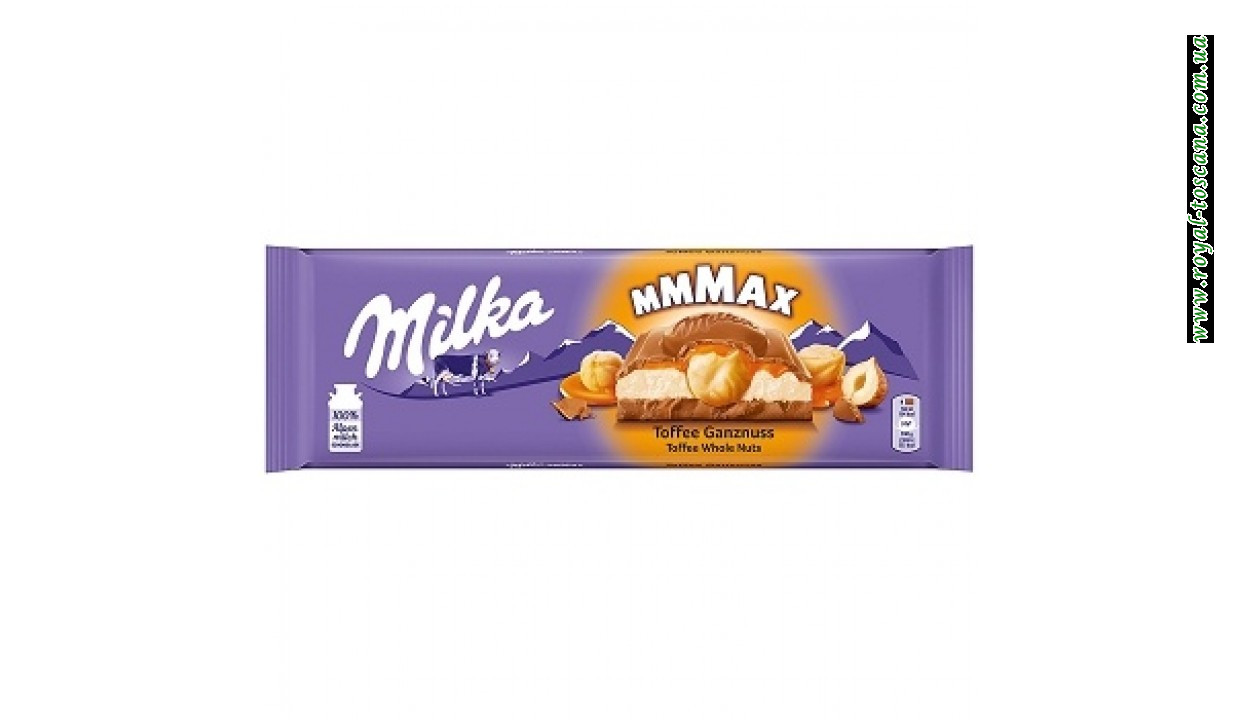 Шоколад Milka с карамелью и цельным орехом фундуком