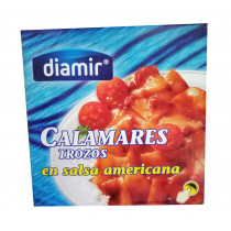 Кальмар в соусе Американа Diamir Calamares trozos en salsa americana 266г