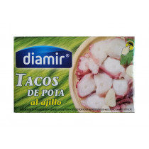 Осьминог кусочками с чесноком Diamir Tacos de Pota, 111 г.