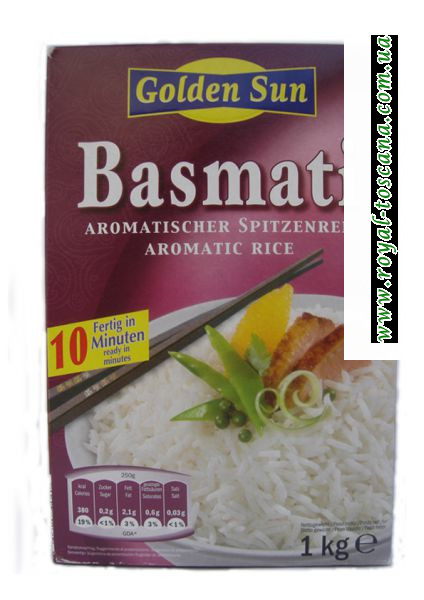 Рис белый Basmati Golden Sun