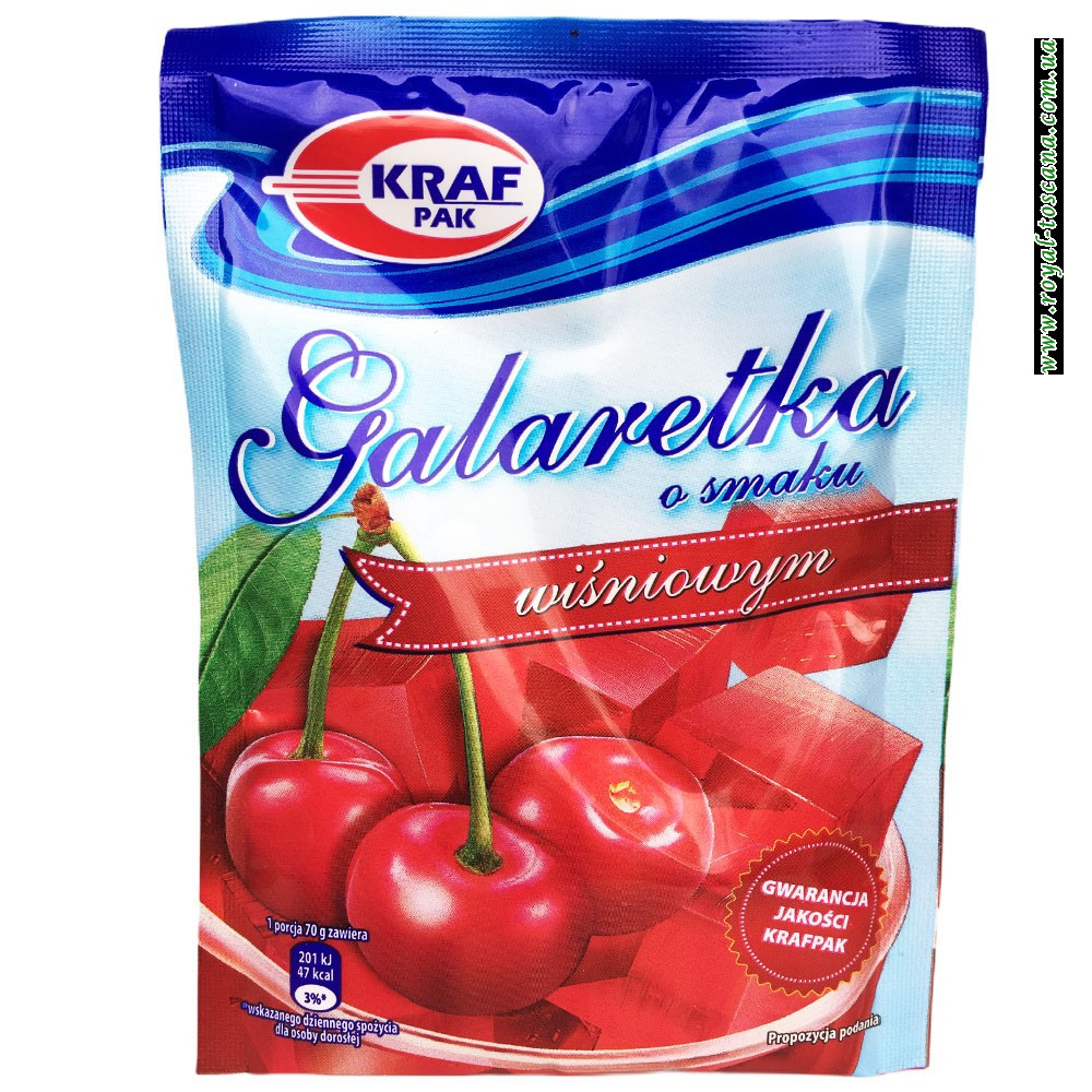 ГАЛЯРЕТКА KRAF PAK ВКУС вишни