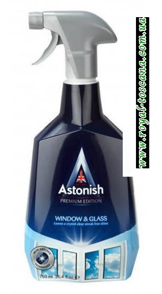 Засіб для миття вікон і скла з ефектом антизапотівання Astonish 750 мл
