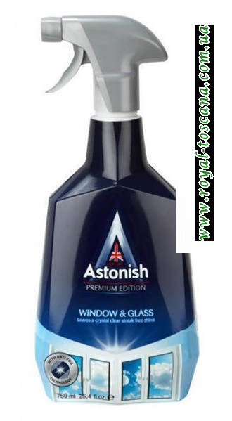 Засіб для миття вікон і скла з ефектом антизапотівання Astonish 750 мл
