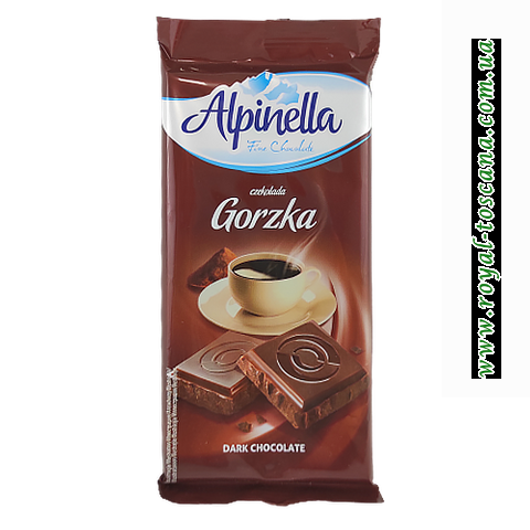 Шоколад Alpinella чорный 
