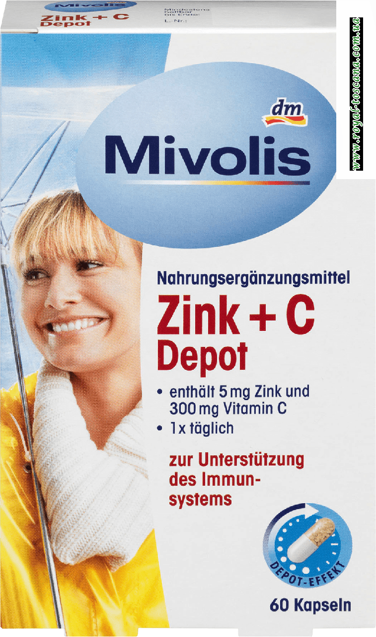 Биологически активная добавка Mivolis Zink + C Depot 