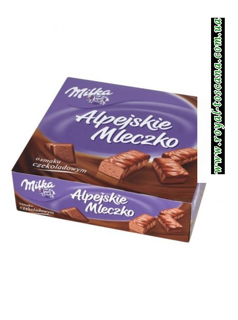 Шоколадні цукерки Milka Alpejskie Mleczko Choco