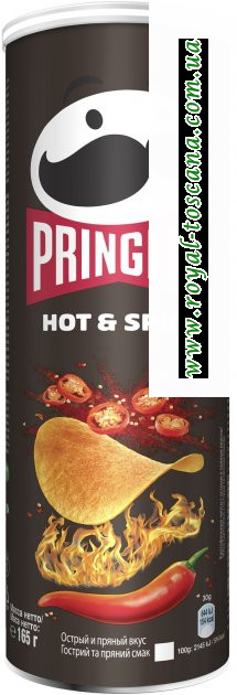 Чипси Pringles Hot&Spicy