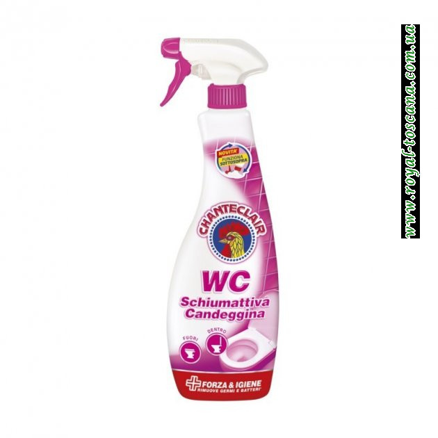 Спрей-пінка для чищення туалетів з відбілюючим ефектом Chanteclair WC