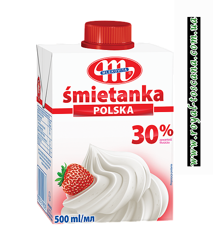 Сливки 30% Mlekovita Smietanka Polska