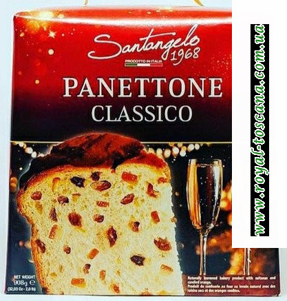 РОЖДЕСТВЕНСКИЙ ПАНЕТТОНЕ SANTANGELO CLASSICO 908Г