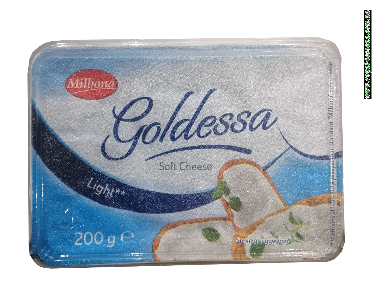 Сыр плавленный Milbona Goldessa Light, 200г