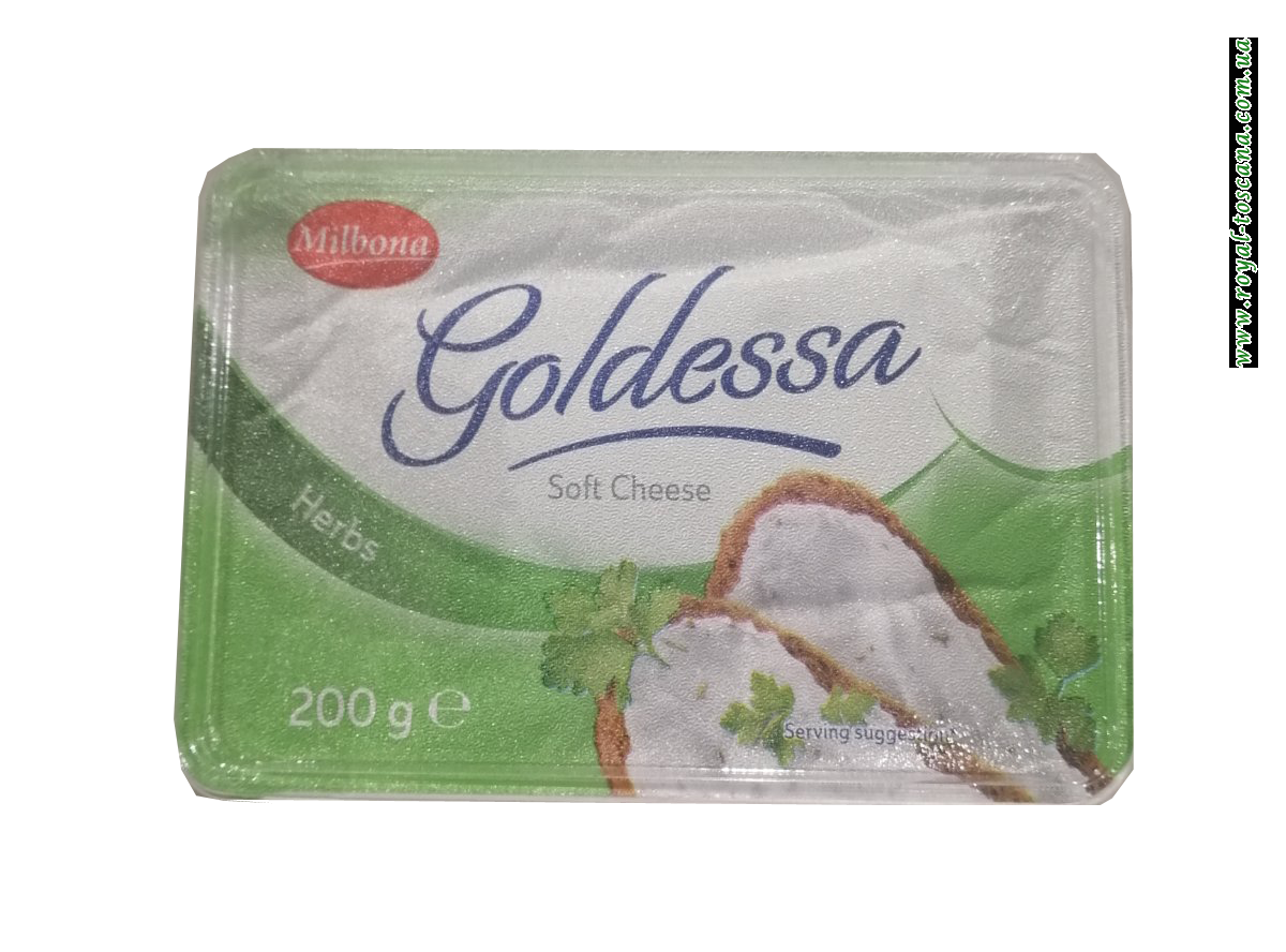 Сыр плавленный Milbona Goldessa Herbs, 200г