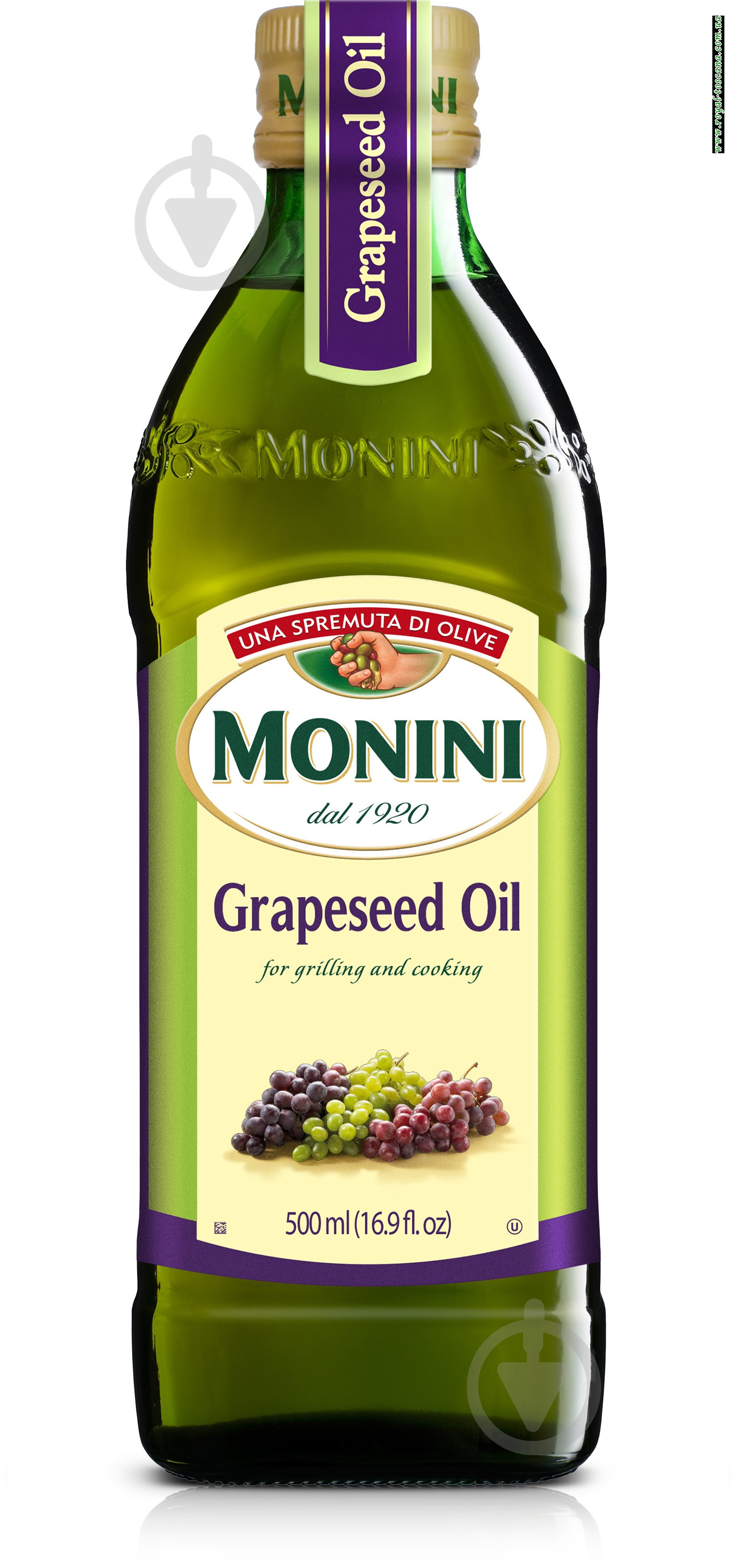 Олія виноградних кісточок рафінована MONINI 1 л