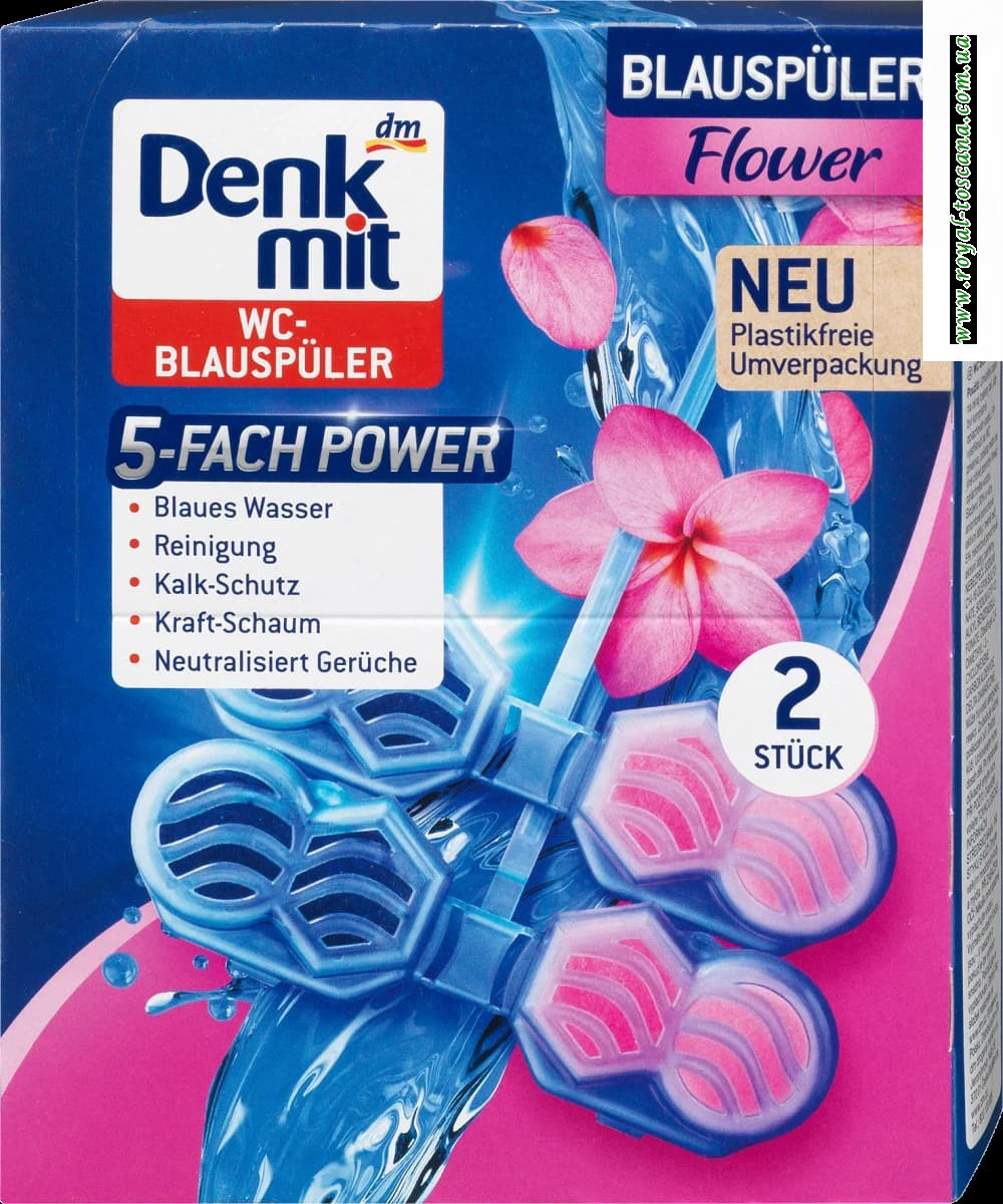 Denkmit туалетний блок для унітазу Flover 2 шт