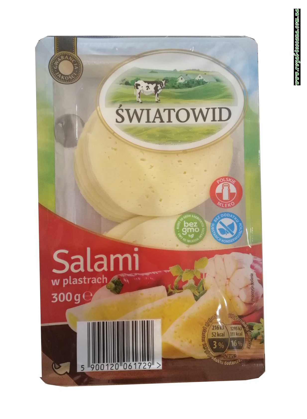 Сыр салями Swiatiwid нарезка, 300 г