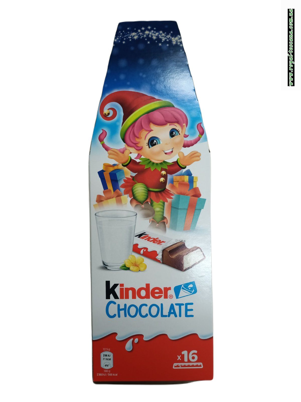 Новорічний подарунок Kinder Chocolate 200г