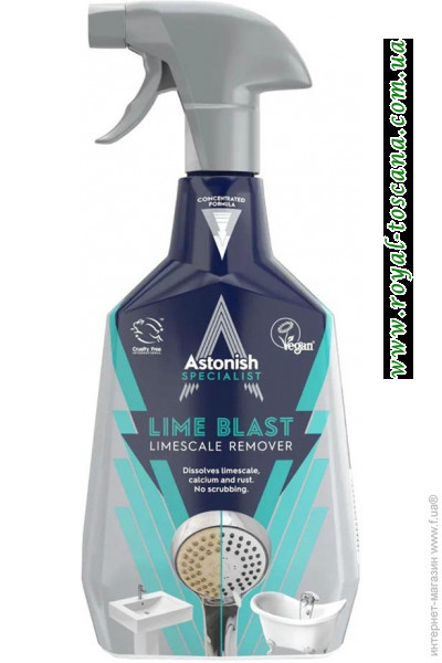 Засіб для видалення вапняного нальоту Astonish Lime Blast Limescale Remover 750 мл
