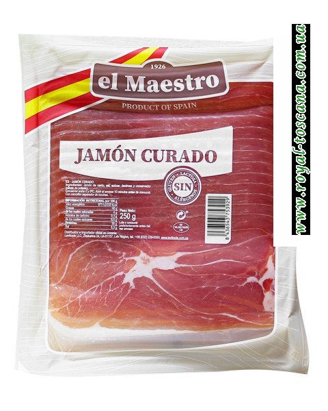 Хамон Maestro JAMON Curado Locheando, нарізка 250 г