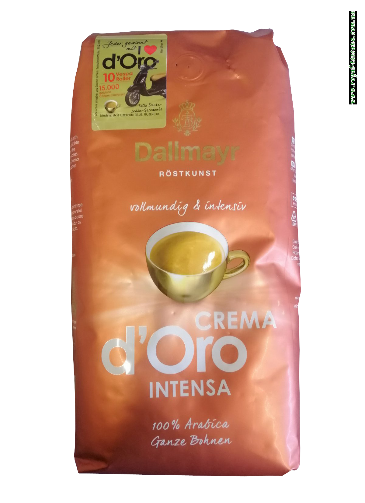 Кофе в зернах Dallmayr Crema d'oro Intensa, Германия, 1 кг