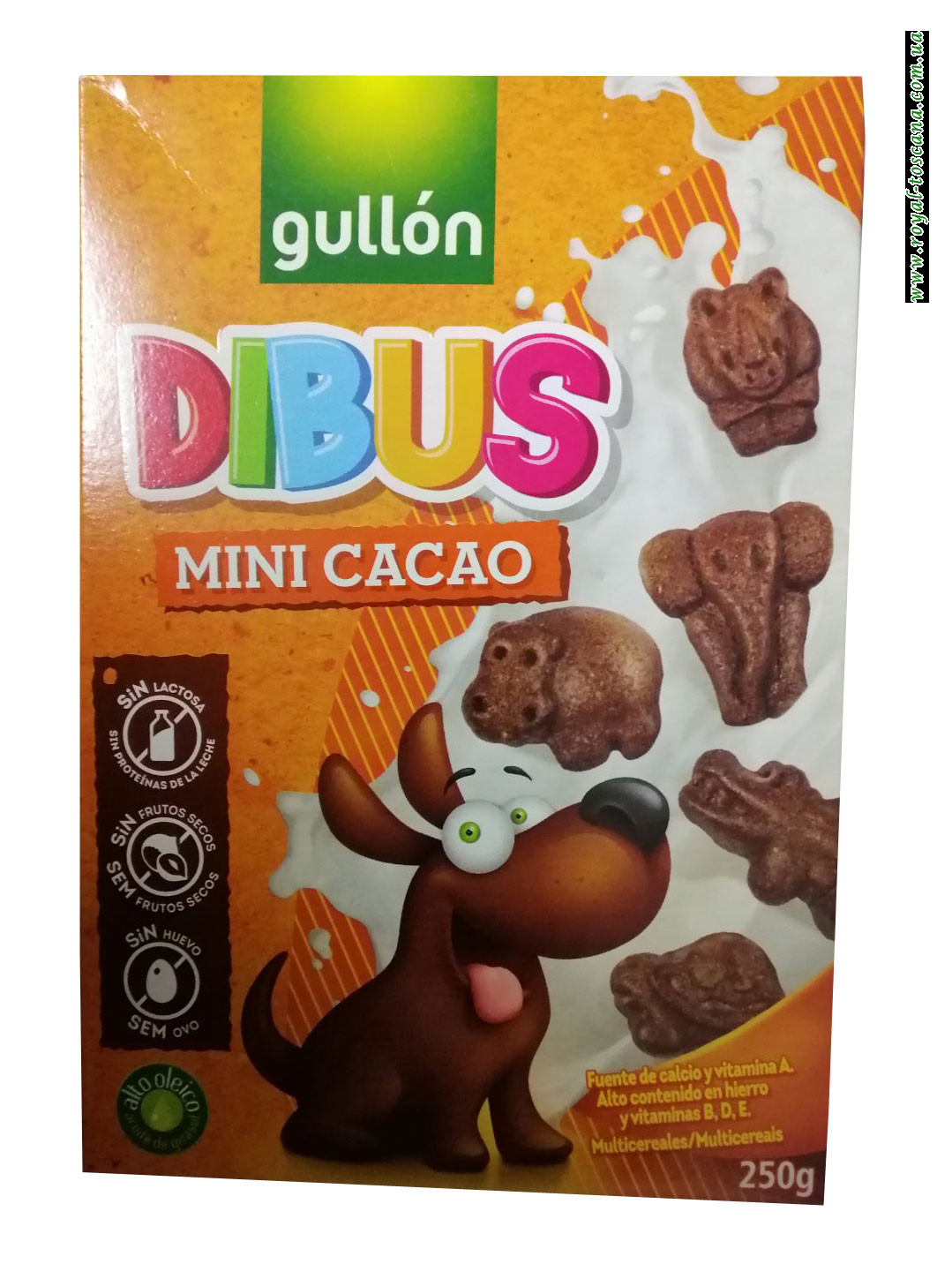 Печенье Gullon Dibus Mini Cocoa 250г