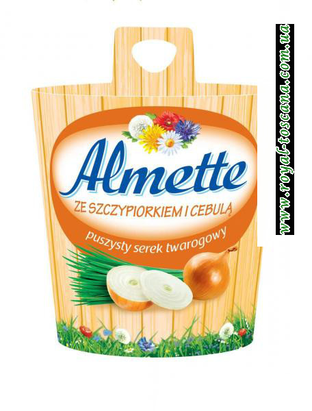 Сыр Almette ze szczypiorkiem i cebulą