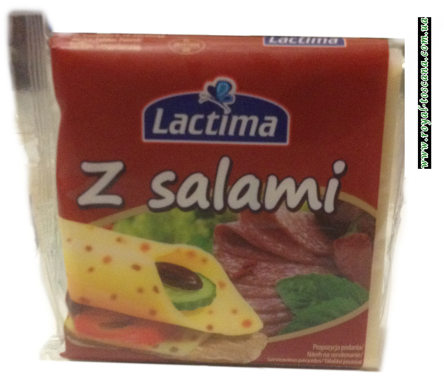 Сыр Lactima Z salami