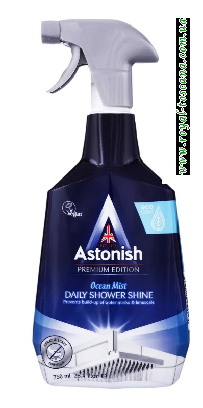 Засіб для чищення душових кабін Astonish Daily Shower Shine 750мл