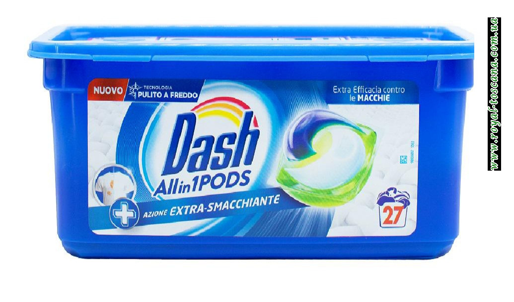 Гель-капсули для прання 3в1 Dash 