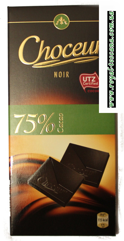Шоколад Choceur 75% Cacao