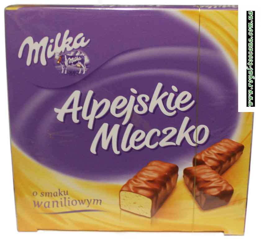 Конфеты Milka Alpejskie Mleczko с ванилью