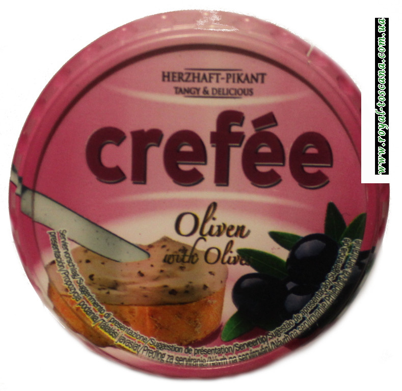 Сыр Crefee с чёрными оливками