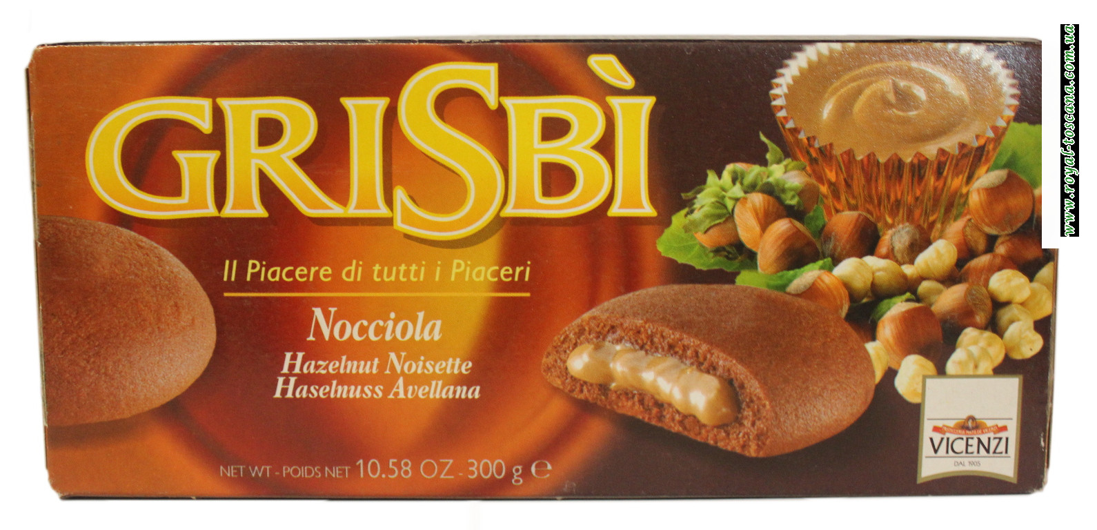Печенье GriSbi Nocciola с орехами