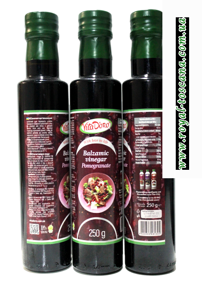 Гранатовый бальзамический уксус VitaDoro 250мл