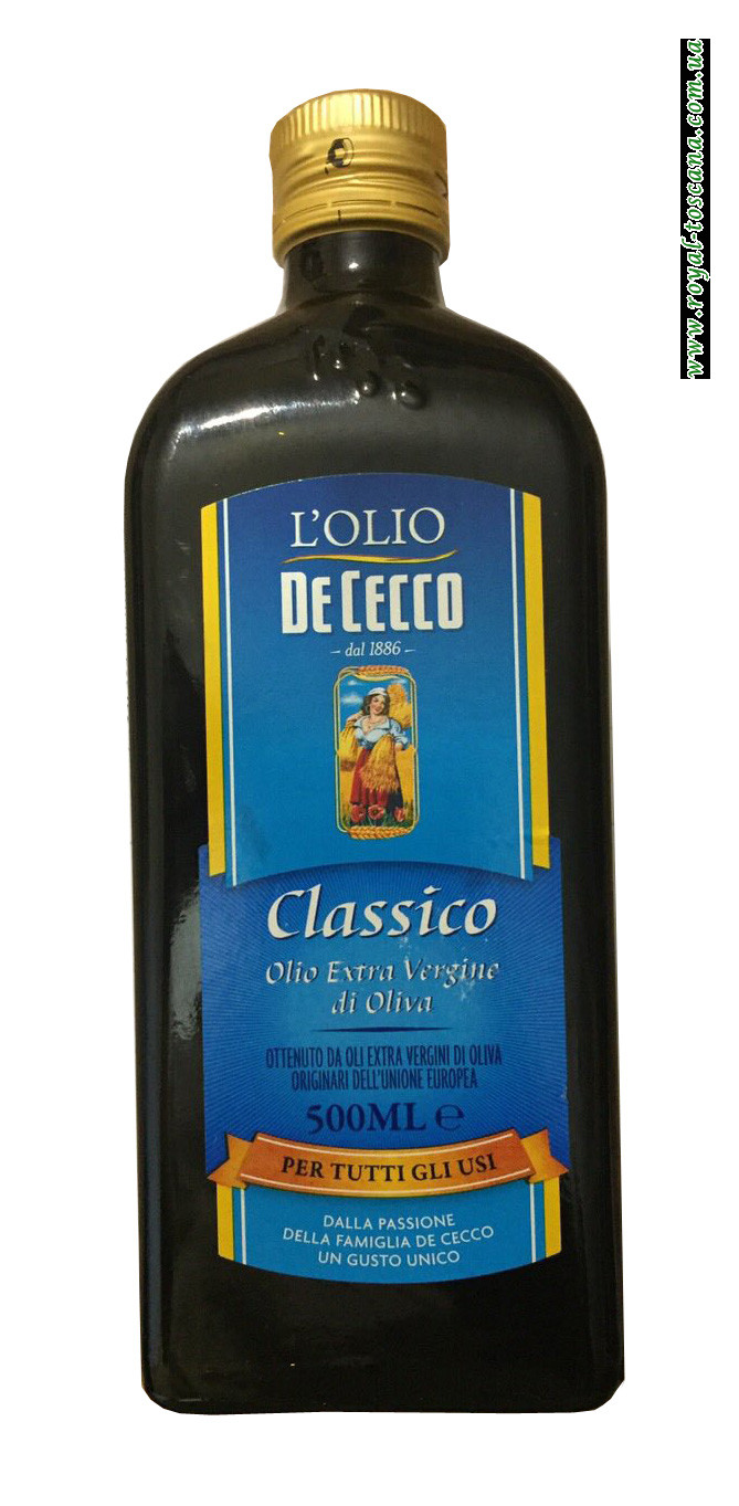 Оливковое масло De Cecco Classico Extra Vergine,1л