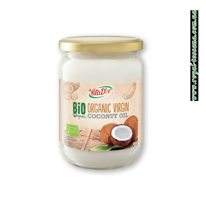 Олія bio кокосова нерафінована віта дор vita d'or 200ml