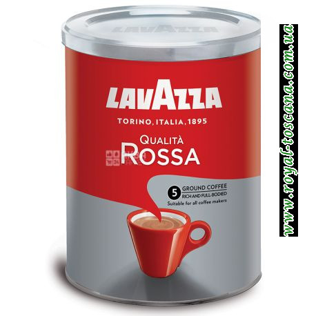 КОФЕ LAVAZZA Qualita Rossa Ж/Б