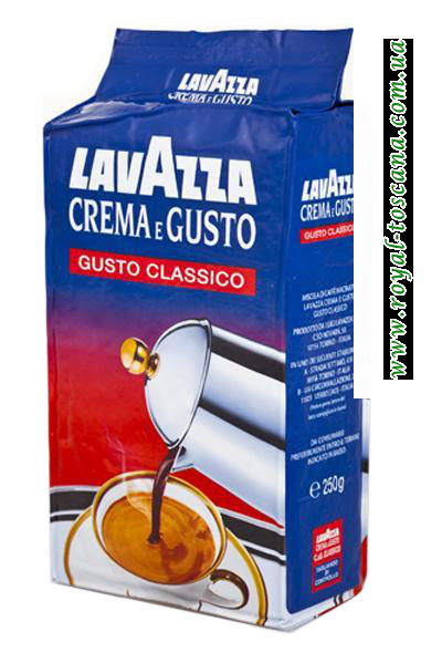 Кофе Lavazza Crema e Gusto арабика 30%
