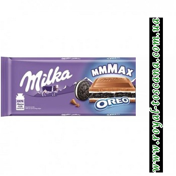 Milka Oreo молочный шоколад с печеньем Oreo